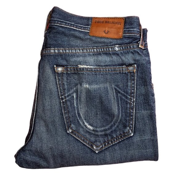 TRUE Religion Jeans Size 30 GENO Blue - Picture 1 of 8